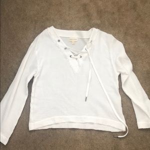 Beach white long sleeve